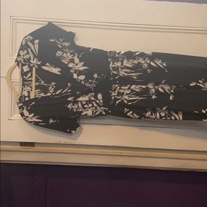 Never worn black and white jumpsuit